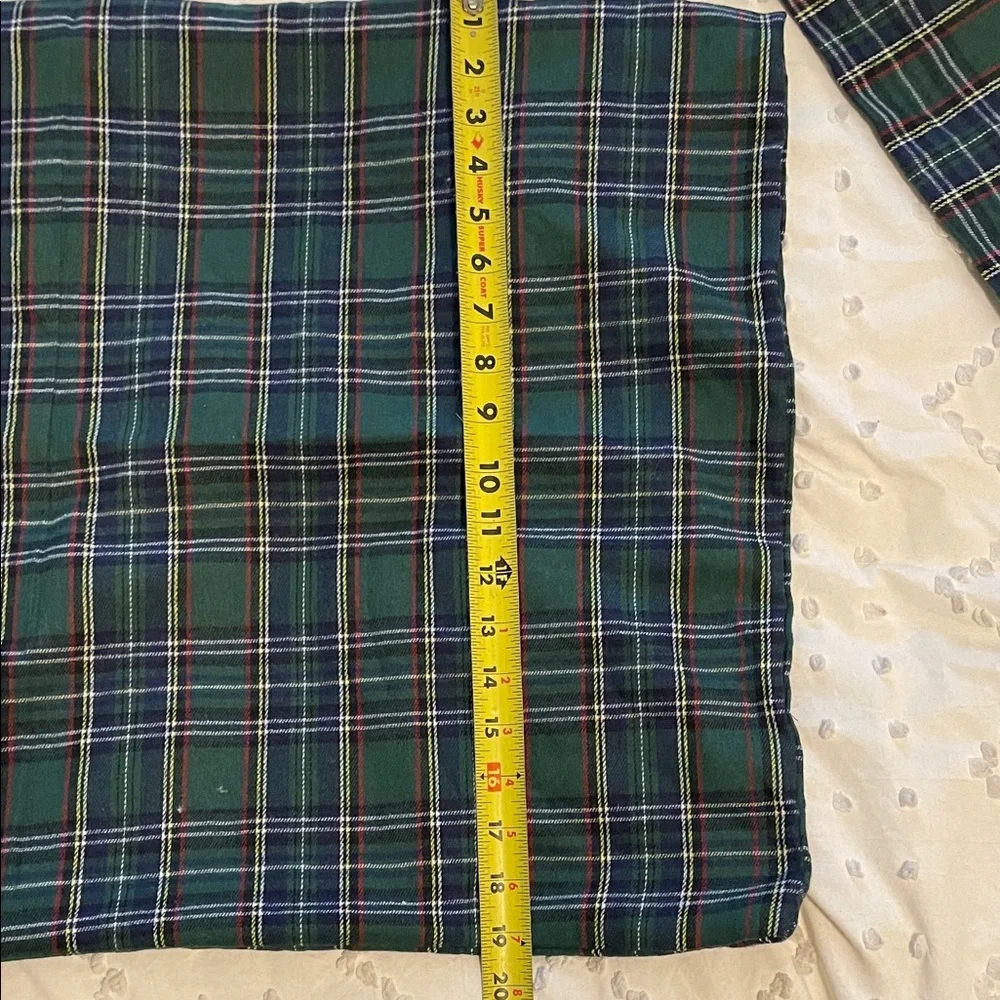 Miulee Plaid flannel Pillow Covers new green set of two